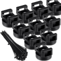 Magnetic Cable Clips Zip Tie Mount Base for Home Office Marine Electrical Wiring Wire Cable Holder Mount Wire Clips Management.