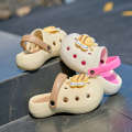 Hole shoes for summer women's outerwear. Thick increase the feeling of stepping on feces. Slippers with soft soles are non slip and breathable. EVA two wearing sandals. 