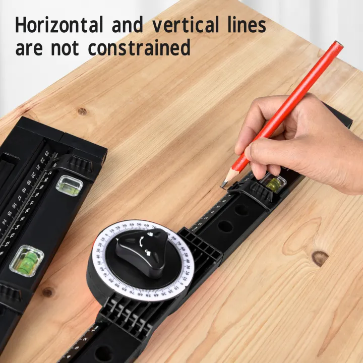 Woodworking%20Protractor%20Tool%20With%20Level%20Gauge%20Angle%20Finder%20Protractor%20DIY%20-%20Image%203