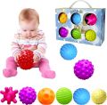 Sensory Balls for Baby Sensory Baby Toys 1 2 Years Old Activity Textured Multi Soft Ball Montessori Toys for Babies 6-12 Months SnowWhite.