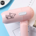 Fashion Mini Folding Hair Dryer 400w Low Power Radiation Proof Household Travel Dormitory Hair Dryer Barber Salon Modeling Tool. 