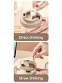 WORTHBUY 18/8 stainless steel Leakproof Thermos Water Bottle,380/480ML Portable Coffee Cup For Office Children Breakfast Cups. 