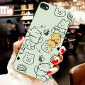 For Vivo Y67 Back Cover Case Fashion Cartoon cute little Winnie Soft Silicone Shockproof Camera Lens Protector Phone Cases. 