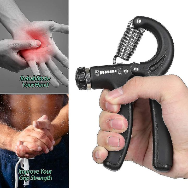 Miniduino 2-Pack Hand Grip Strengthener - Adjustable Power Trainer, High Tension, V-Shape, Unisex