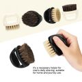 Hair Brush Bristle Ring Beard Brush Men Shaving Brush Portable Barber Beard Brushes Mustache Tools Facial Beard Cleaning. 