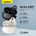 Baseus Open Ear AirGo AS01 Clip-Ons Open Ear TWS Earbuds Earphone 5.3 Bluetooth Wireless Sports Headphones Ultra lightweight low latency earbuds. 