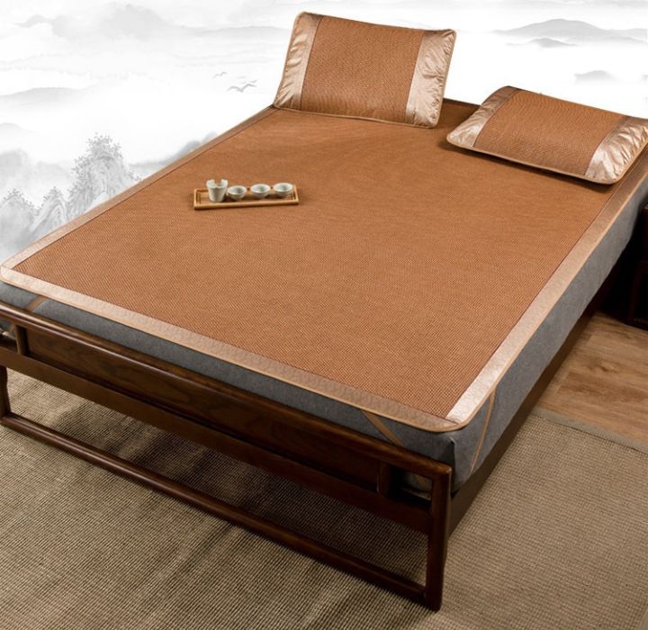 summer%20natural%20rattan%20mat%20bedding%20air%20conditioner%20foldable%20ice%20silk%20jacquard%20wormwood%20cool%20mat%20student%20dormitory%20wholesale%20-%20Image%208