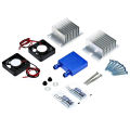 1 Set Mini Air Conditioner DIY Kit Thermoelectric Peltier Cooler Refrigeration Cooling System + Fan for Home Tool. 