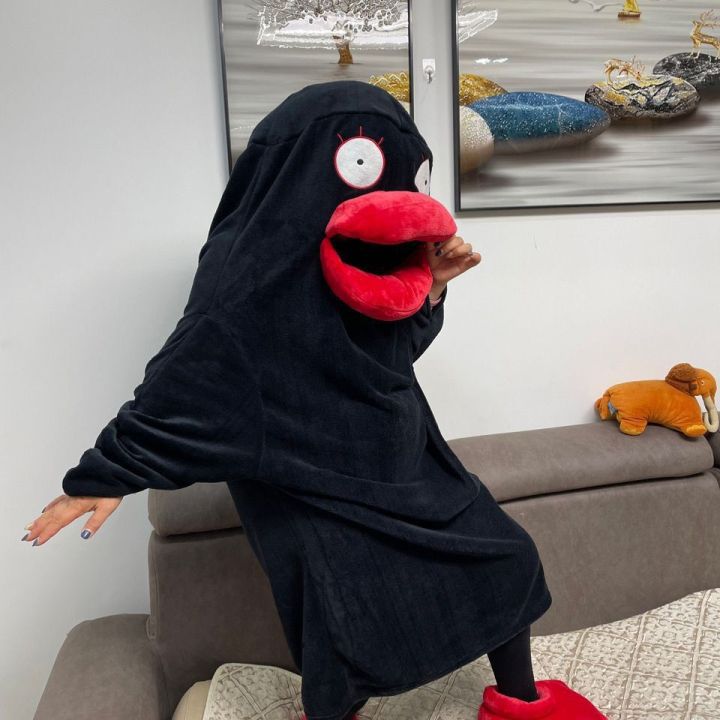 Wholesale%20Elizabeth%20bathrobe%20one-piece%20pajamas%20for%20men%20and%20women%20couple%20panda%20cute%20cartoon%20loungewear%20flannel%20dressing%20gown%20-%20Image%202