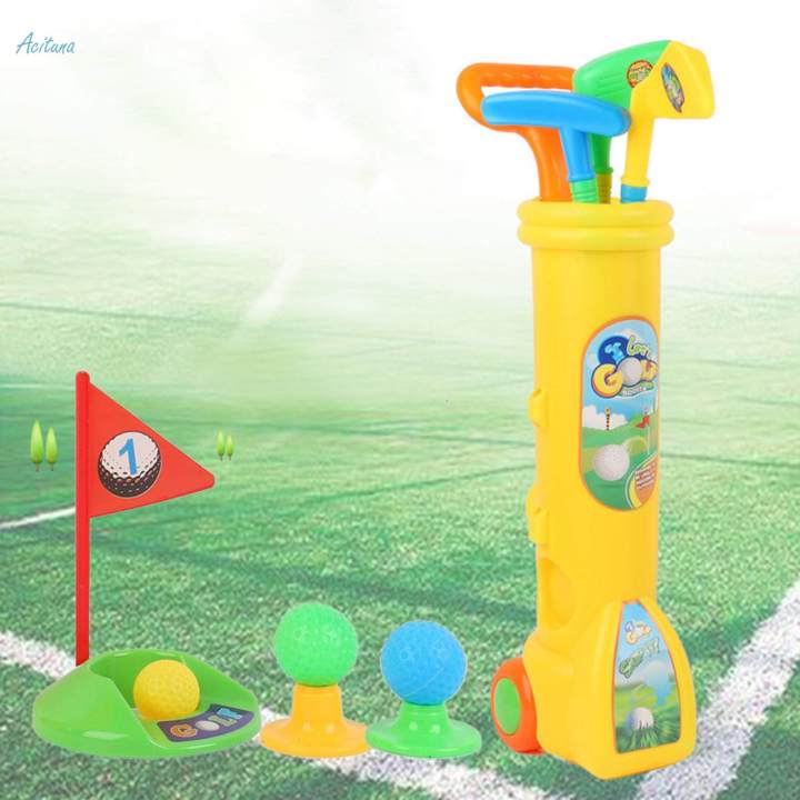Kids Golf Club Set Toy Portable Educational Outdoor Sports Toy Party Favors