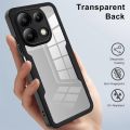 Phone case Xiaomi Poco M6 Pro M6Pro M 6 4G Transparent Protector with Mobile phone Film Cover Double Protect shield Full Cover Armor Cover cases. 