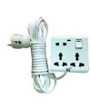 Multiplug Handmade (Heavy Duty + Long Lasting) 8 Pin/3 Port - Multi Plug with Universal Socket and 10 Feet 100% Copper Cable. 