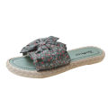 Internet celebrity slippers women's summer wear ins style super hot 2023 new fashion flat bottom anti-slip soft bottom maternity sandals. 