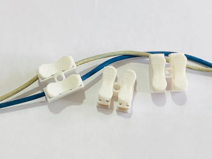 10%20Piece%202%20Pin%20Spring%20Wire%20Connector%20Terminal%20Block%20Cable%20Clips%20Self%20Lock%20Press%20Push%20Quick%20Cable%20Connector%20-%20Image%203