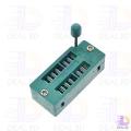 Universal ZIF Socket 14Pin DIP 14 Pin 2.54mm Pitch IC Chip ZIF Socket Adaptor For Electric Fittings Universal IC Test And Program. 