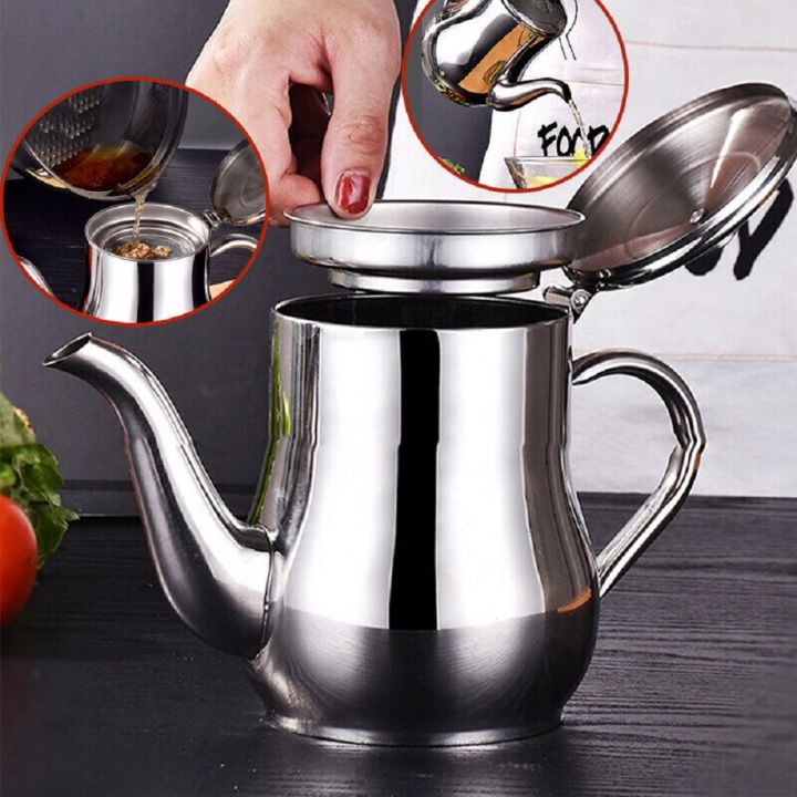 Stainless%20Steel%20Oil%20Pot%20Or%20Use%20As%20Tea%20Kettle%20Strainer%20Container%20Jug%20-%20Image%202