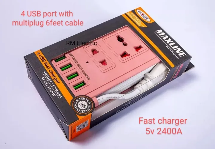 Maxline%20universal%20travel%20multiple%20charger%204%20USB%20PORT%20with%20multiplug%20MAXLINE%20ML-604%20Multi-plug%20With%204%20USB%20Port%20And%205pin%20Socket%206%20FEET%20CABLE%20SAFETY%20SHUTTER%20MULTIPLUG%20FAST%20CHARGING%20-%20Image%206