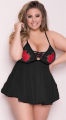 New Plus Size Women Lingerie Hot Apparel Porno Lace Flower Sleepwear Underwear Nightwear Night Gown Costumes.