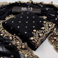 New Georgette  Embroidery Three piece for women. 