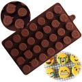Silicone Multi Design Emoje, Square,Spoon,A B C & Multi-Design Chocolate Bar Chocolate Mold Ice Cream Candy Jelly Mold. 