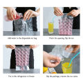 10Pcs Disposable Ice Cube Bags Self-sealing Clear Ice Mold Fridge Freezer Ice Maker. 