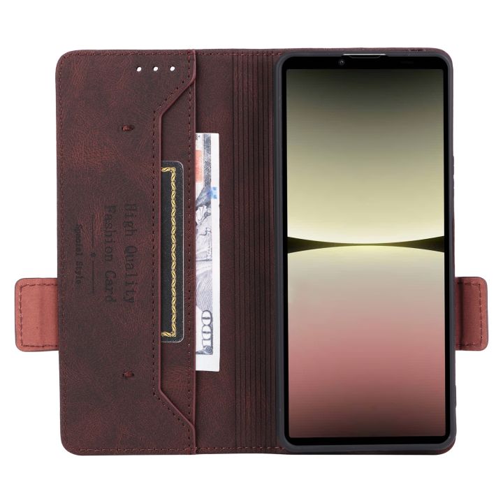 For%20Sony%20Xperia%2010%20V%20Magnetic%20Clasp%20Flip%20Leather%20Phone%20Case%20-%20Image%204