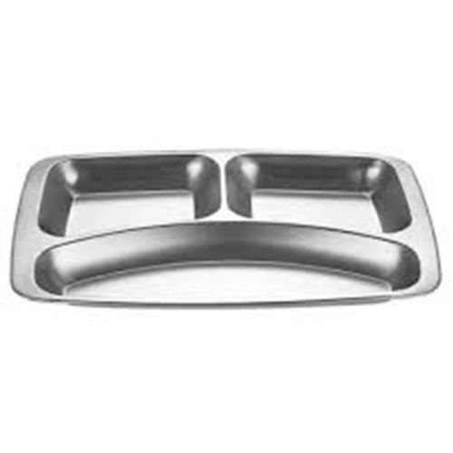 Stainless Steel Divided Plate 3 Section