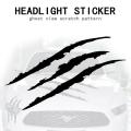 Universal Auto Headlight Claw Stripe car Sticker.