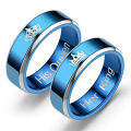 Good-Looking Pretty King Titanium Couple Ring - Ring For Girls. 