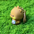 Cartoon Yier Panda Keychain Bubu Dudu Doll Anime Figure Pendant.