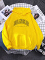 Los Angeles, United States Double Outline Women Sweatssports Warm Sweatshirt Casual Hat Rope Pullover Harajuku Hooded Sweatwears. 