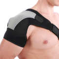 Sport Bandage Adjustable Shoulder Pad Protection Strain Protective Gear Right Protector Gray. 
