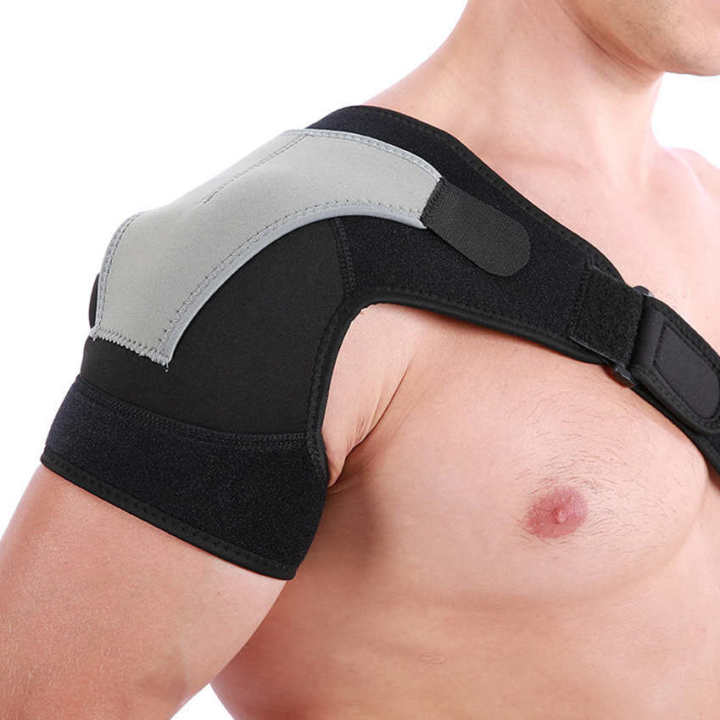 Sport%20Bandage%20Adjustable%20Shoulder%20Pad%20Protection%20Strain%20Protective%20Gear%20Right%20Protector%20Gray%20-%20Image%206
