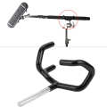Metal Microphone Support Holder Audio Boom Pole Stand Black. 