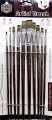 Keepsmiling Long handle flat brush 10pcs A0364F.