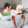 【Yurui】Baby Caddy organizer hang portable nursery storage bin diaper holder storage basket for car & baby. 