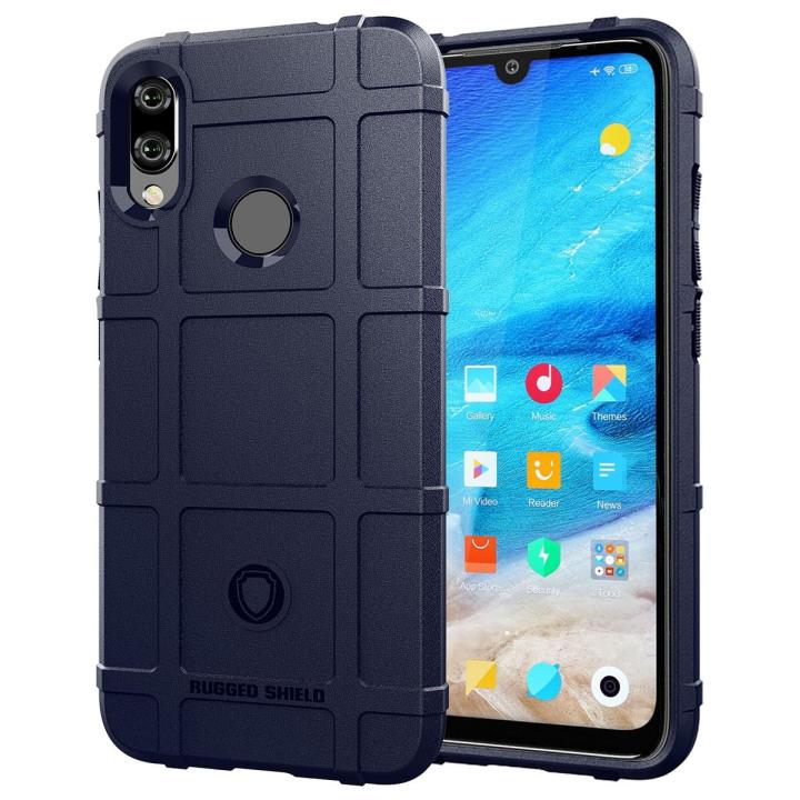 For Xiaomi Redmi Note 7 Pro Soft TPU Heavy Duty Rugged Shield Armor Tough Shockproof Protection Case Cover