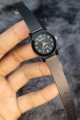 Black Belt Stylish New Ladies Watch For Girls. 