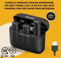 Ulanzi J12 Dual Wireless Microphone for Android with Charging Case for Type-C Mobile. 
