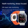 S8 Ultra Smart Watch 1.68" Full Touch Control Bluetooth Call Heart Rate Monitoring Sleep Monitoring Smartwatch PK T800 Ultra. 