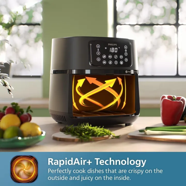 Philips%20HD9285/91%20Series-5000%20Digital%2016-in-1%20XXL%20Smart%20Wi-Fi%20Air%20Fryer%20%7C%207.2%20Liter%20-%20Image%203