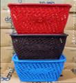 Mix Colour 3pis Plastic Mini Busket. 