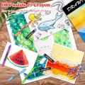 145 Pcs Art Set Box & Drawing Kit with Crayons, Oil Pastels, Colored Pencil Deluxe Gift Art. 