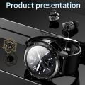 Smart Watch TWS Bluetooth Headphones Music Smartwatch 24 Hours Bl-ood Oxygen Pressure Heart Rate Monitor. 