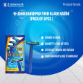 VI-John Shavepro Twin Blade Razor (Pack of 5pcs ).