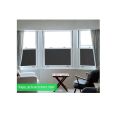 Waterproof frosted glass film sticker/ self adhesive glass paper Mat Black Colour / 122 cmx304 cm for house privacy / Thai window / Sleeping bed room.. 