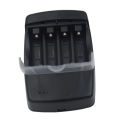 4 slots Smart USB Battery Charger for Rechargeable Battery AA AAA AAAA 1.5V Alkaline 14500 10440 16340 10440 3.2V LiFePo4 charge.