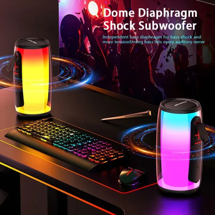 Awei%20Y528%20RGB%20Light%20Playback%20Bluetooth%205.3%20Speaker%20-%20Image%204