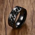 Superman black Finger Ring for Men.