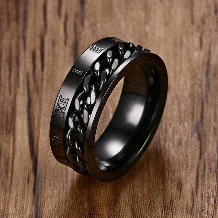 Superman black Finger Ring for Men